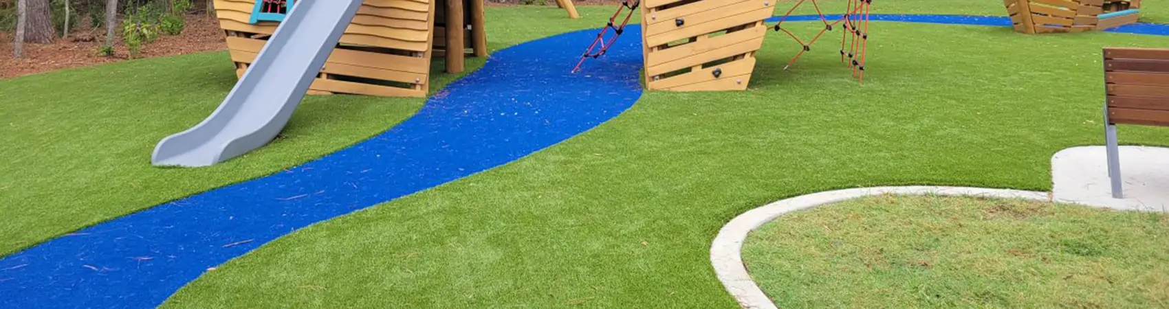 Commercial artificial grass playground from SYNLawn